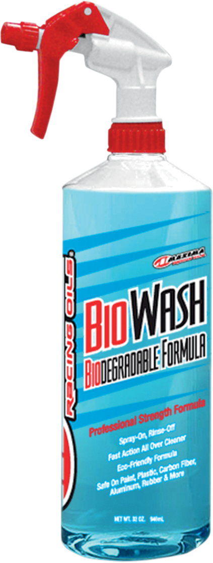 MAXIMA RACING OIL Bio Wash Spray 1 Liter - All-Purpose Biodegradable Cleaner Part Number 80-85932