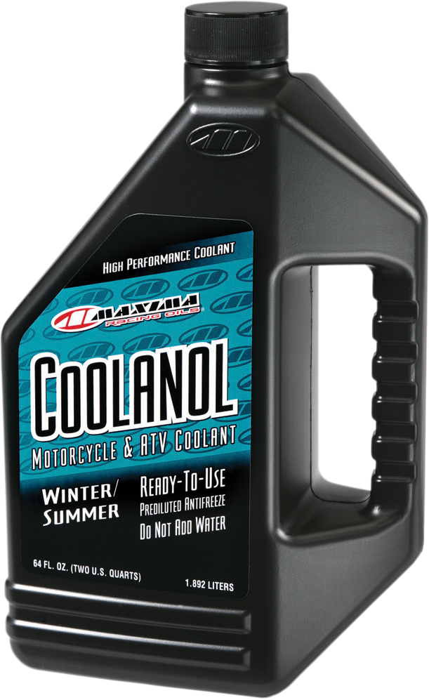 MAXIMA RACING OIL Coolanol Coolant - 64 fl oz. 82964 | Premium Antifreeze & Deionized Water Blend