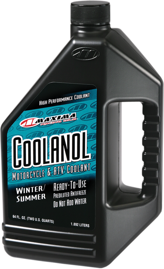 MAXIMA RACING OIL Coolanol Coolant - 64 fl oz. 82964 | Premium Antifreeze & Deionized Water Blend