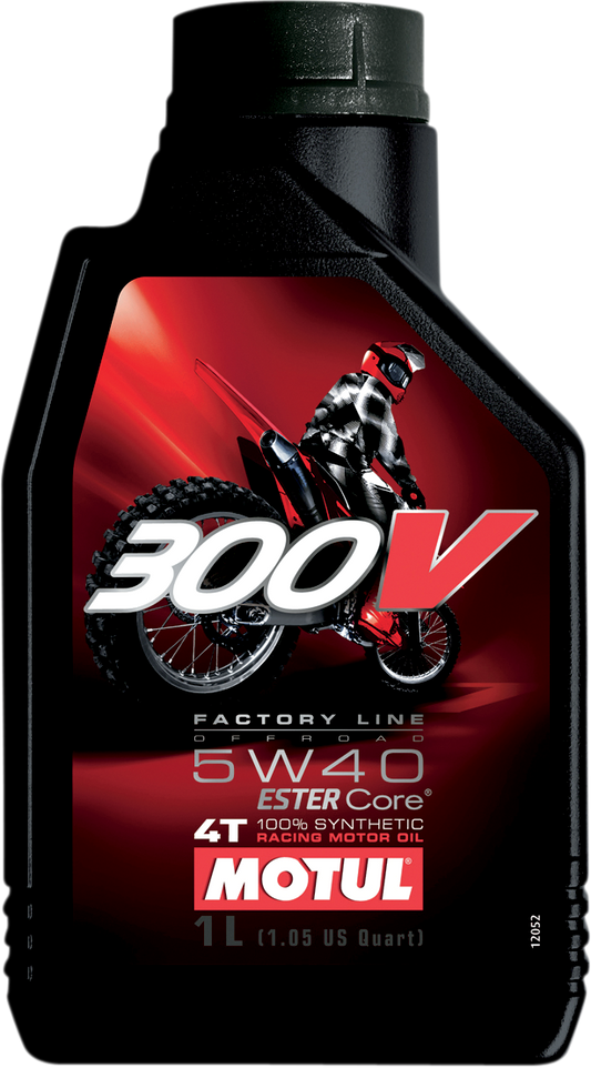 MOTUL 300V Synthetic Ester Oil 5W-40 - 1L by MOTUL (Part No. 104112)