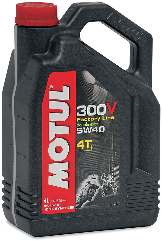 MOTUL 300V Synthetic Ester Oil 5W-40 - 4L by MOTUL, Part #104115