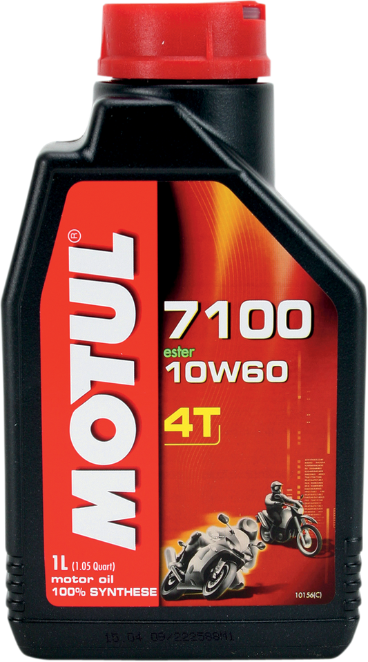 MOTUL 7100 4T Synthetic Oil 10W-60 - 1L by MOTUL Part No. 104100