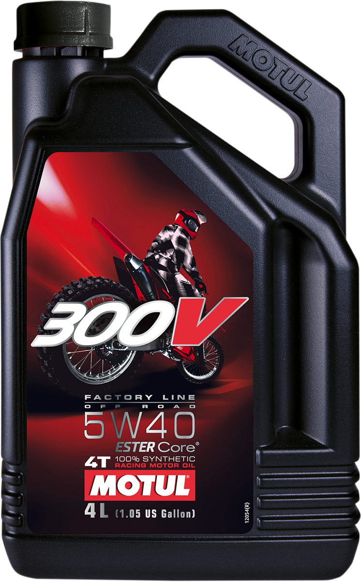 MOTUL 300V Offroad Synthetic Oil 5W-40 – 4L | Part Number 104135