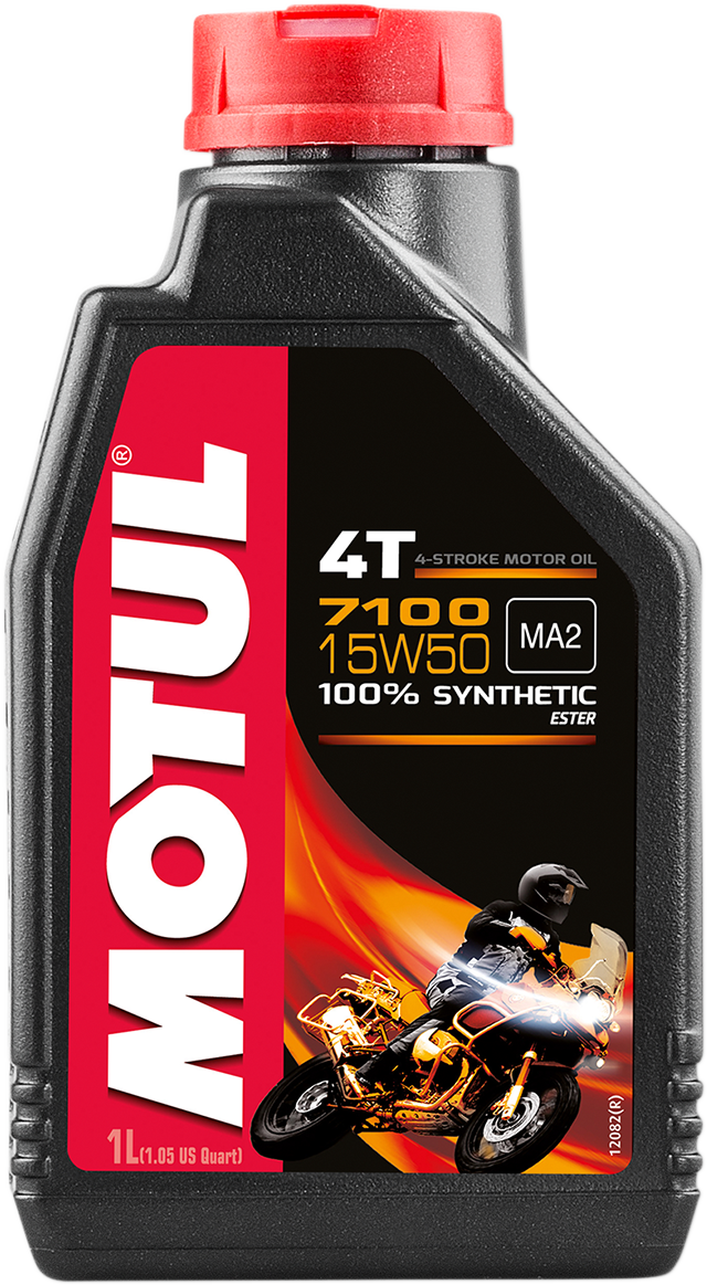 MOTUL 7100 4T Synthetic Oil 15W-50 - 1L by MOTUL Part 104298