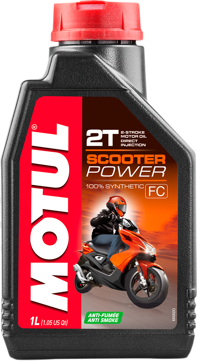 MOTUL Scooter Power 2T Oil - 1L (Part Number 105881)