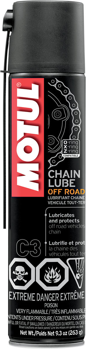 MOTUL Off-Road Chain Lube Aerosol - 9.3 oz. for Bikes and Quads