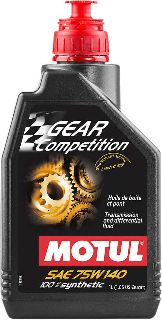 MOTUL Competition Gear Oil 75W-140 - 1L - Part Number 105779