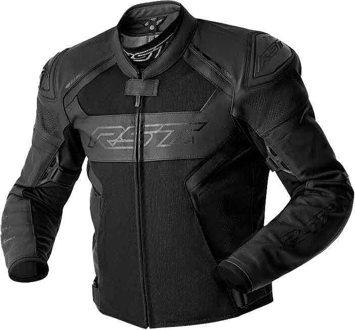 RST S1 D3o Mesh Leather Jacket Black XL – Premium Motorcycle Gear