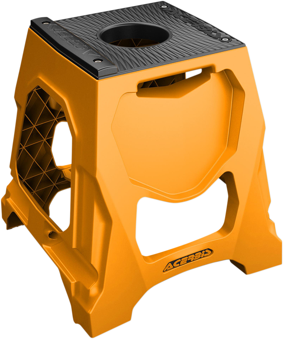 ACERBIS 711 Bike Stand - Orange with Anti-Slip and Removable Mount, Part Number 2726480237