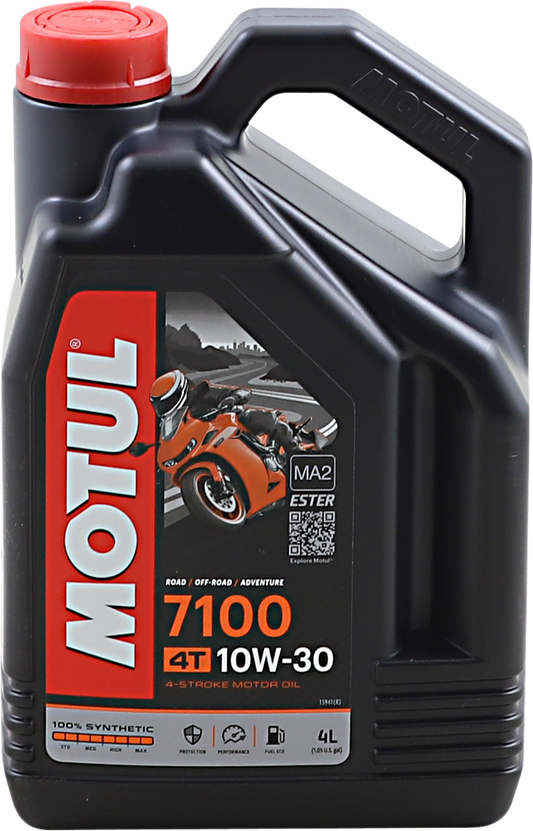 MOTUL 7100 4T Synthetic Oil 10W-30 - 4L | Part Number 104090