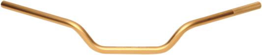 RENTHAL 7/8 inch Street Handlebar - Low Rise, Gold Finish, Part Number 754-01-GO