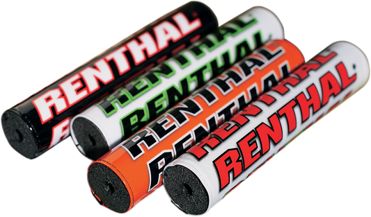 Renthal SX Crossbar Pad - 10-inch White and Red P263 for MX and ATV