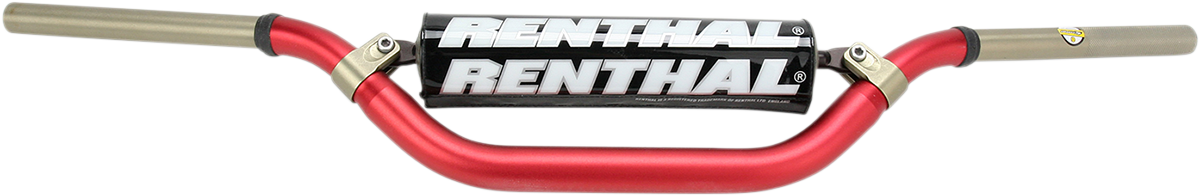 RENTHAL Twinwall® Handlebar - 922 - RC High - Red (Part Number: 922-01-RD-07-185)