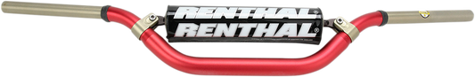 RENTHAL Twinwall® Handlebar - 922 - RC High - Red (Part Number: 922-01-RD-07-185)