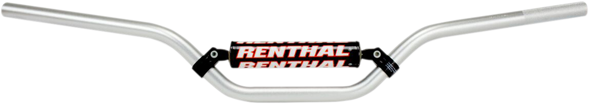 RENTHAL 7/8-Inch Off-Road Handlebar 768 - 6-Inch Trials Silver (Part Number 768-02-SI-04-254)