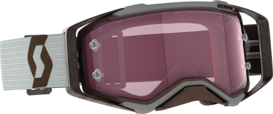 SCOTT Prospect Amplifier Goggle Grey/Brown Rose Works with TruView Lens and No Fog Technology
