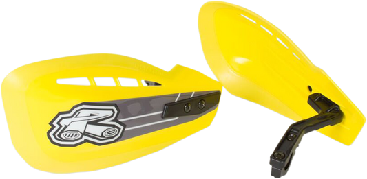 Renthal HG-100-YE Yellow Moto Handguards for Enhanced Motorcycle Protection