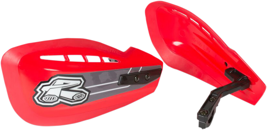 Renthal Moto Handguards Red HG-100-RD for Enhanced Motorcycle Protection