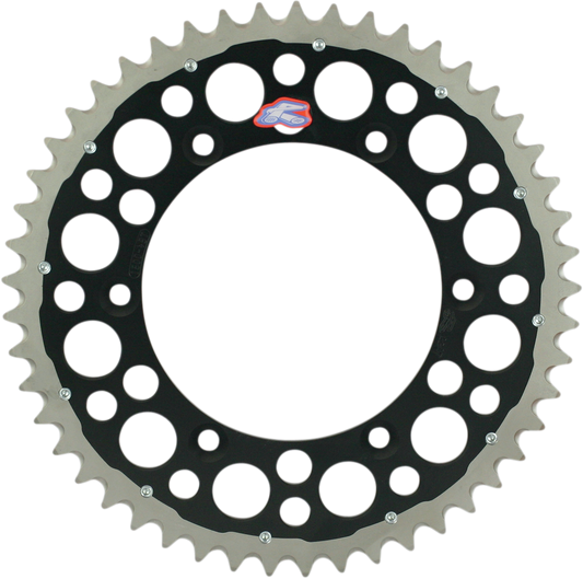 Renthal Twinring™ Rear Sprocket - 50 Tooth Black for Kawasaki and Suzuki - Part 1120-520-50GPBK