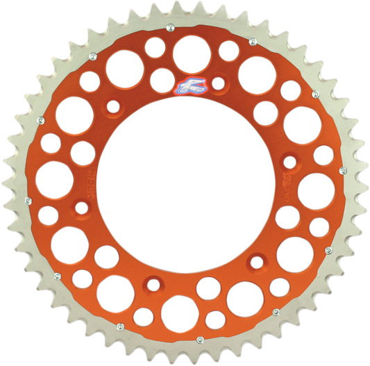 Renthal Twinring™ Rear Sprocket - 50 Tooth Orange - Part 2240-520-50GPOR