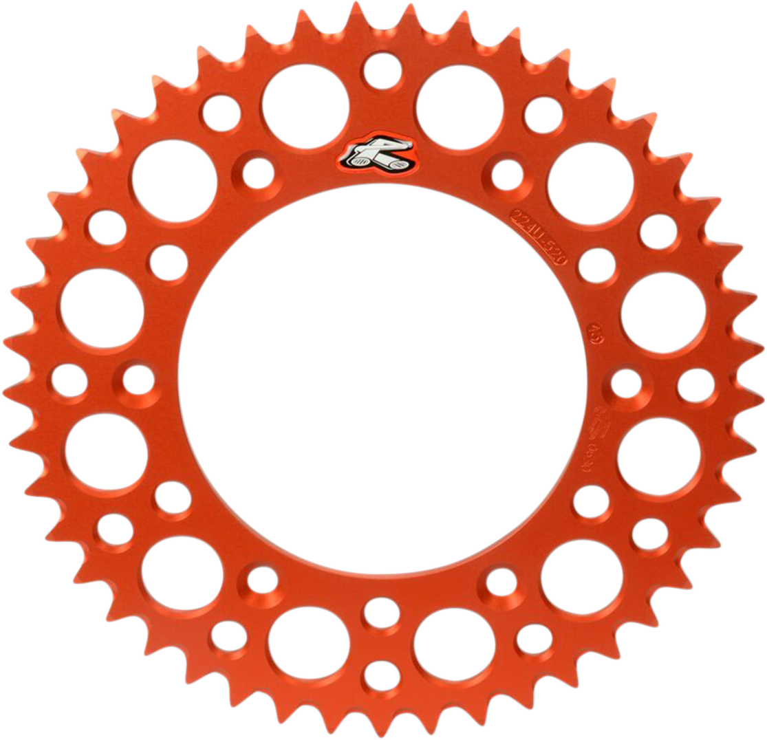 Renthal Twinring™ Rear Sprocket - 52 Tooth - Orange (Part Number 2240-520-52GPOR)