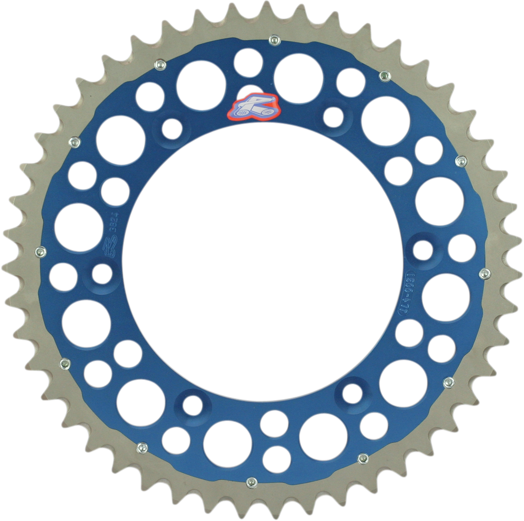 Renthal Twinring™ Rear Sprocket - 50 Tooth - Blue (Part #2240-520-50GPBU)