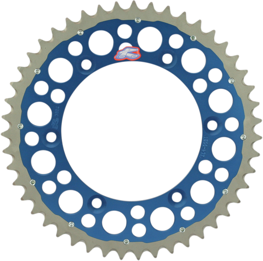 Renthal Twinring™ Rear Sprocket - 50 Tooth - Blue (Part #2240-520-50GPBU)