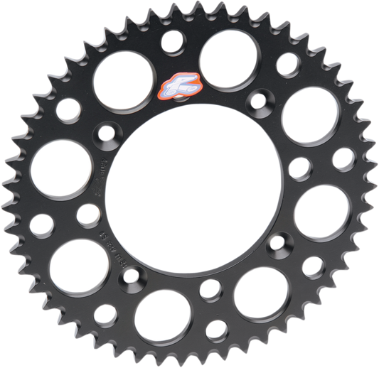 RENTHAL 52-Tooth Aluminum Rear Sprocket for Kawasaki 112U-520-52GEBK