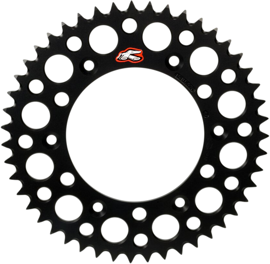 Renthal Twinring™ 48 Tooth Rear Sprocket for Yamaha - Black - Part 1500-520-48GPBK
