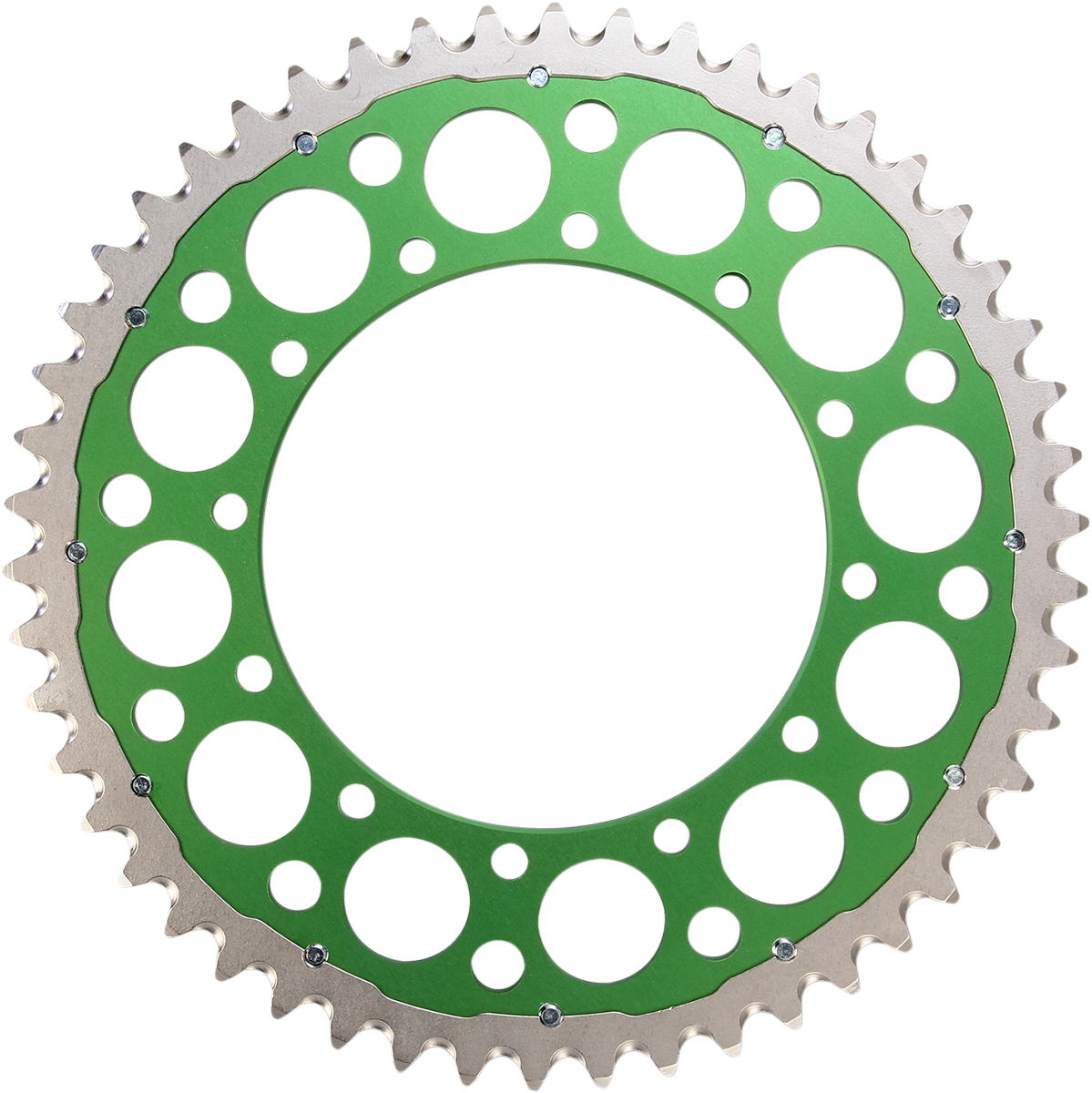 Renthal Twinring™ 50 Tooth Rear Sprocket for Kawasaki and Suzuki - Green Part 1120-520-50GPGN