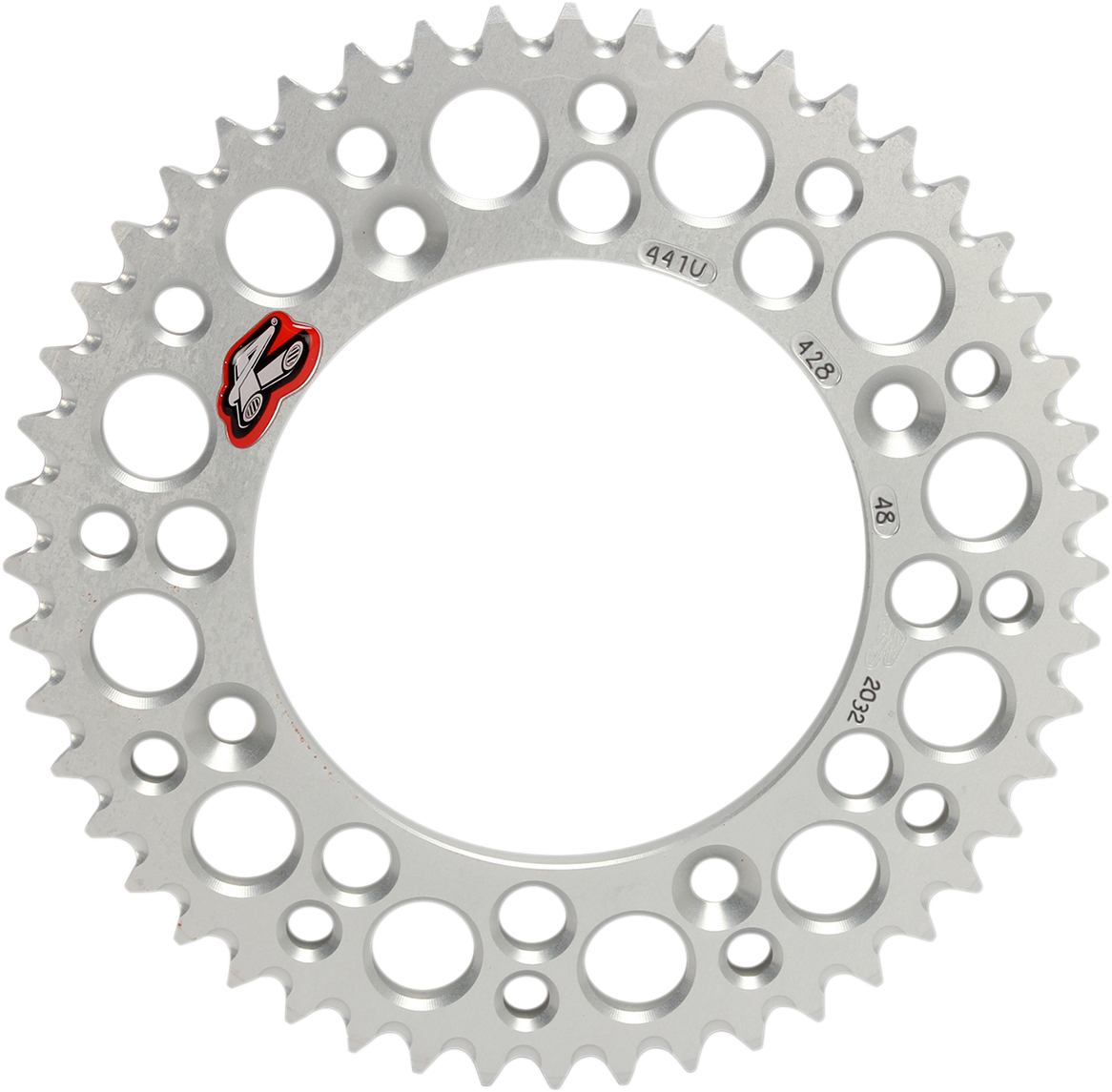 RENTHAL 48-Tooth Aluminum Rear Sprocket for Gas Gas, Husqvarna, KTM - Part 441U-428-48GPSI