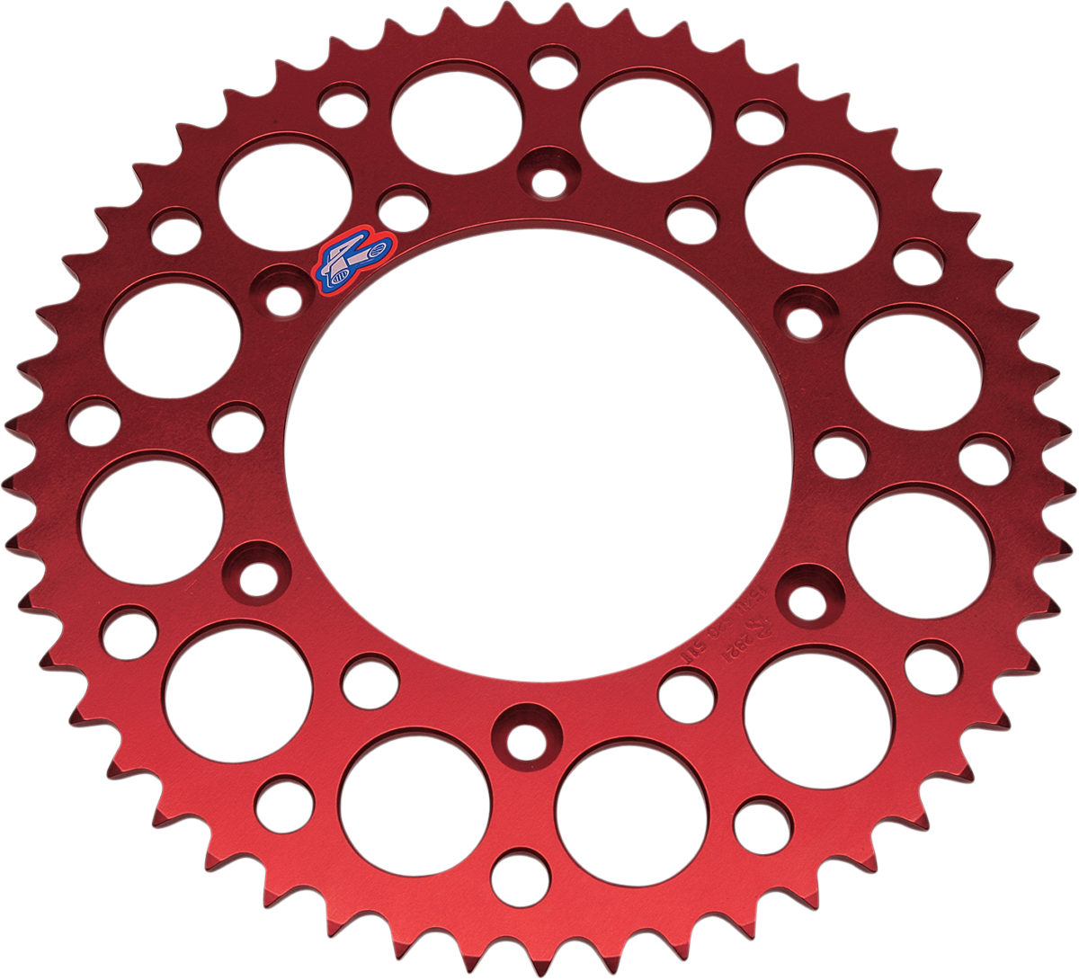 Renthal 52-Tooth Aluminum Rear Sprocket for Honda 154U-520-52GRRD