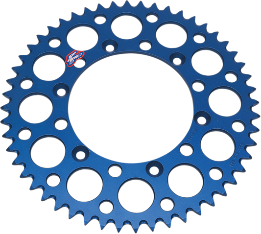 RENTHAL Yamaha 150U-520-48GBBU Rear Sprocket - Aluminum, 48 Tooth, Blue