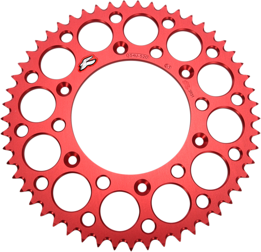 RENTHAL Rear Sprocket 53 Tooth Aluminum for Honda 154U-520-53GRRD
