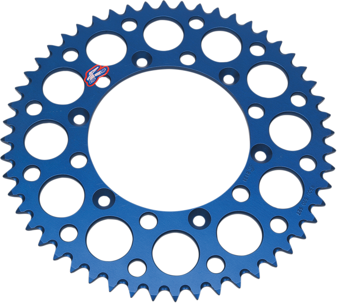 RENTHAL Yamaha 150U-520-52GBBU Rear Sprocket - 52 Tooth Aluminum Blue