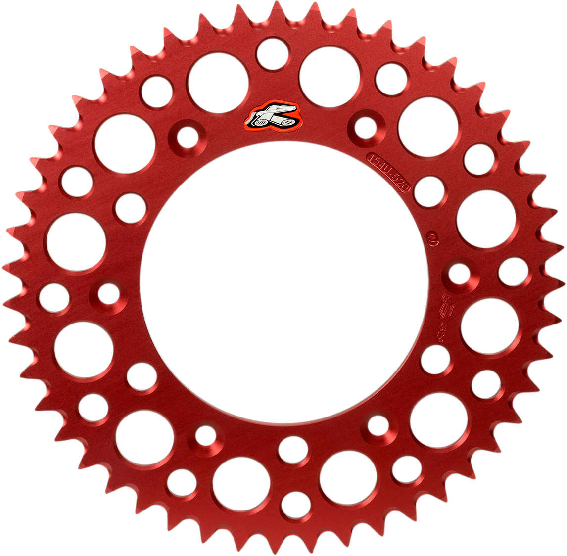 Renthal Rear Sprocket 189U-420-56GRRD - Aluminum, 56 Tooth, Red for Honda
