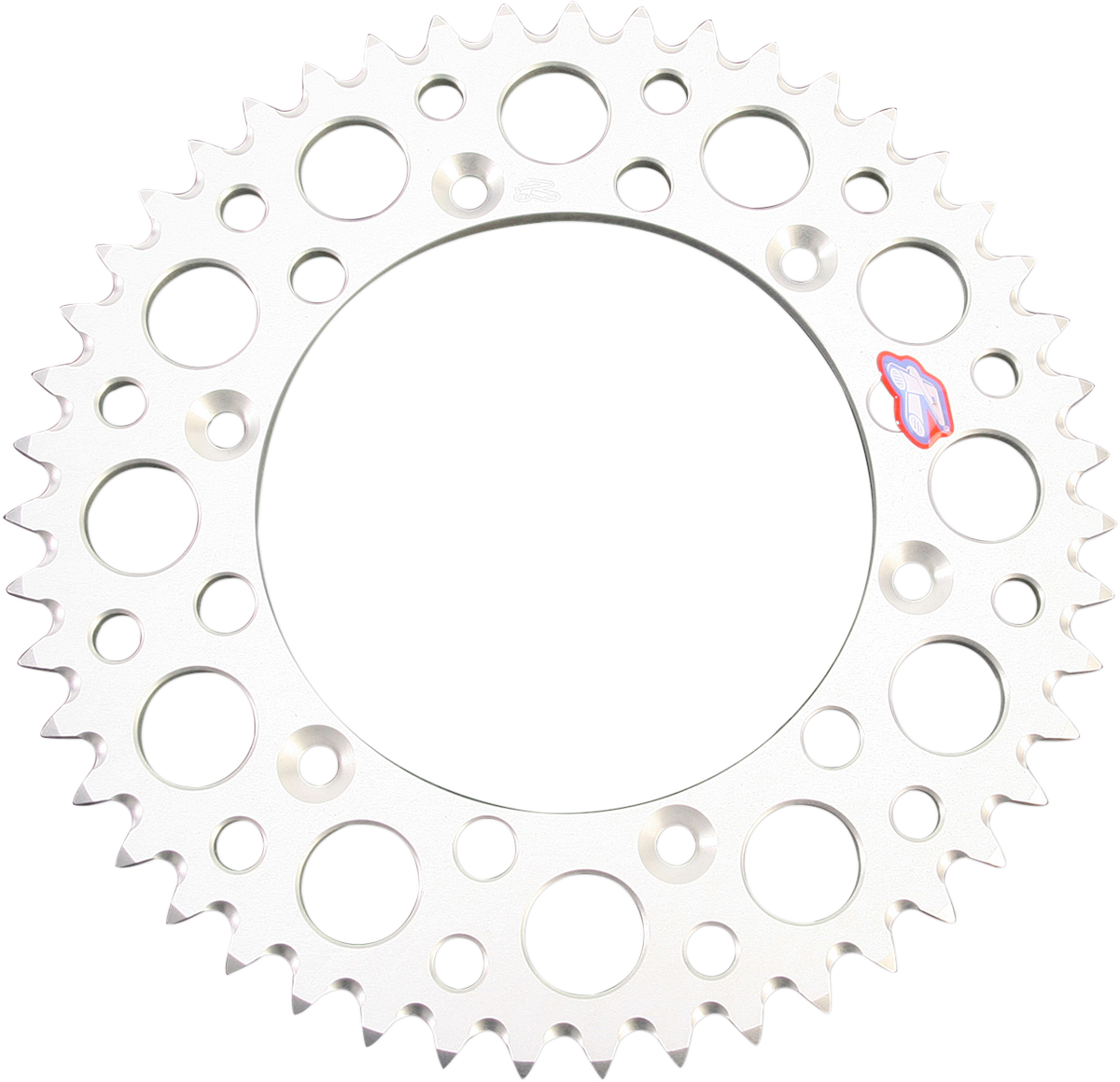 RENTHAL 216U-520-50GPSI Aluminum Rear Sprocket for Husqvarna, Sherco, Gas Gas, Beta - 50 Tooth, Silver