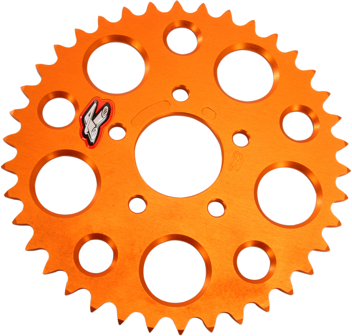 Renthal Rear Sprocket - Aluminum - 40 Tooth - Orange for KTM 480--415-40P-OR
