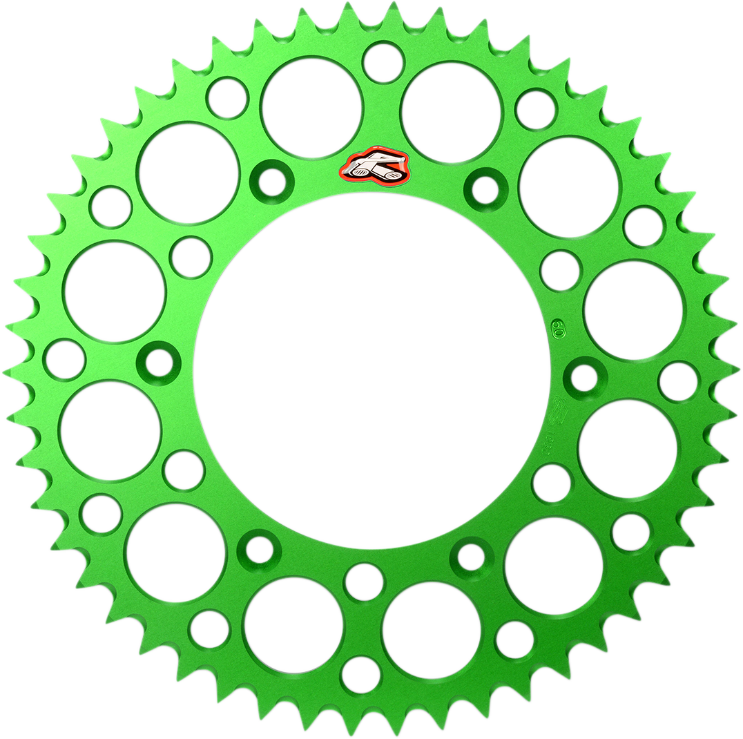 RENTHAL Kawasaki 112U-520-53GEGN Rear Sprocket - 53 Tooth Aluminum Green