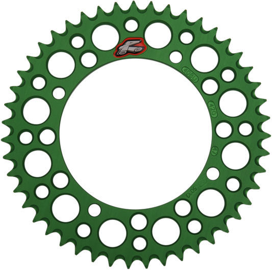 RENTHAL Rear Sprocket - Aluminum 47 Tooth for Kawasaki/Suzuki 408U-420-47GEGN