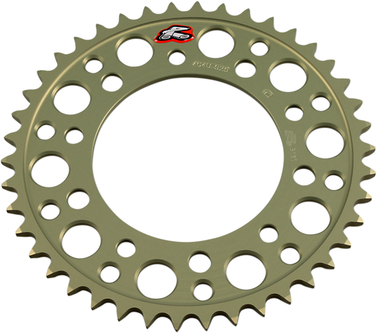 RENTHAL 404U-525-42P-HA Rear Aluminum Sprocket for Honda and Yamaha, 42 Tooth