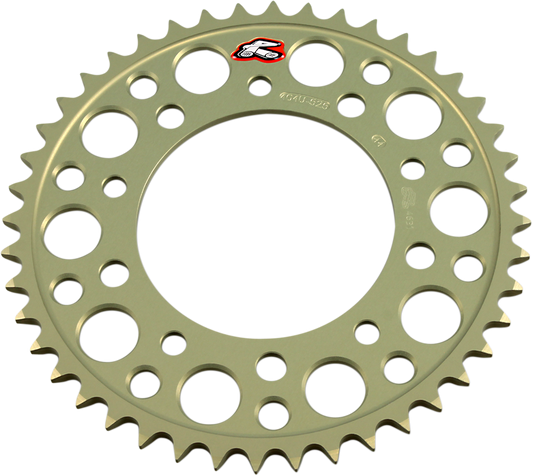 RENTHAL 404U-525-44P-HA Aluminum Rear Sprocket for Honda and Yamaha - 44 Tooth