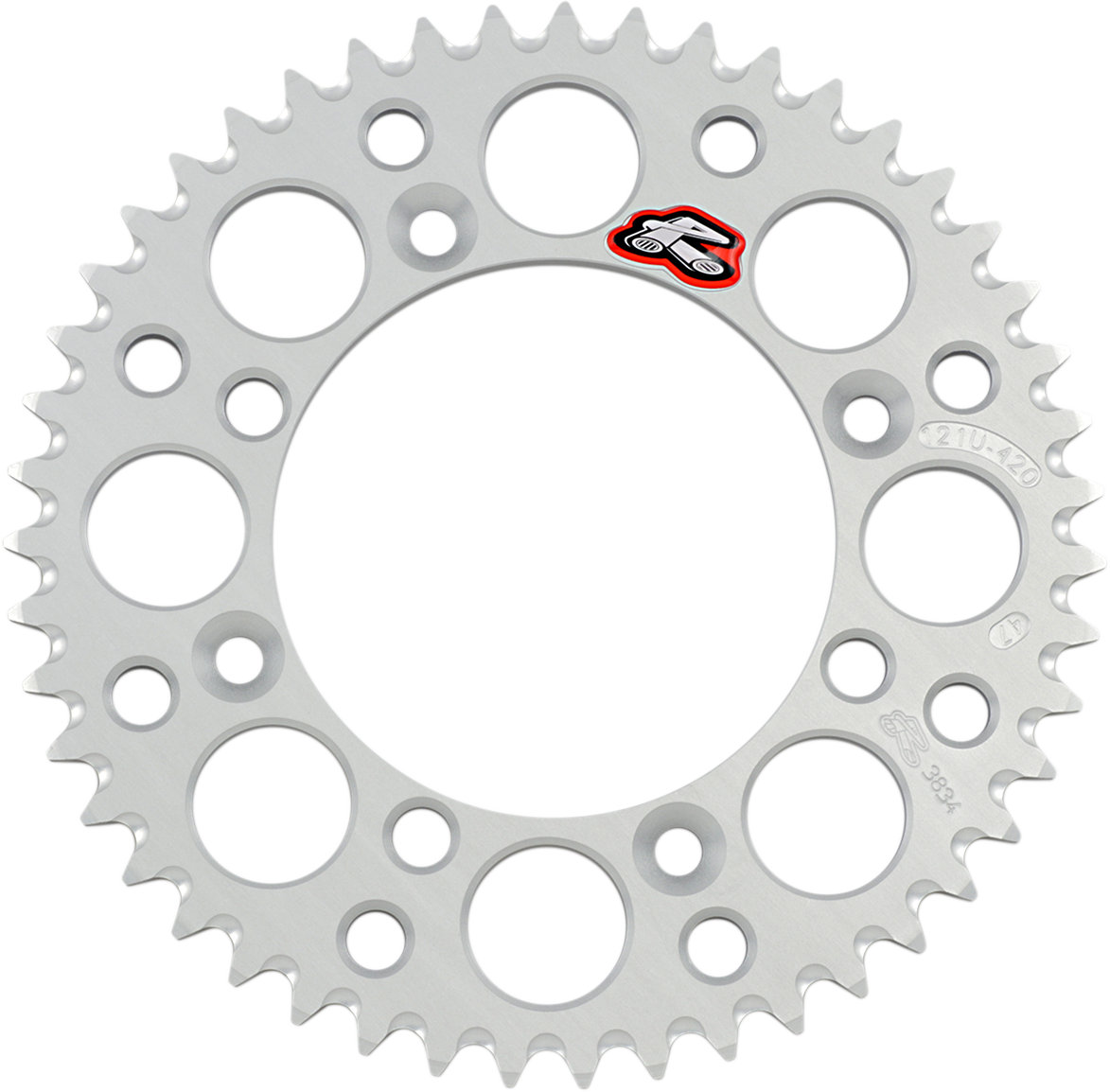 RENTHAL Rear Sprocket - Aluminum - 47 Tooth for YZ 65 - Model 121U-420-47GBSI