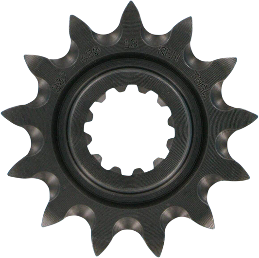 Renthal Front Sprocket with Grooves - 14 Tooth for Suzuki SX 65 (Part #307-420-14GP)
