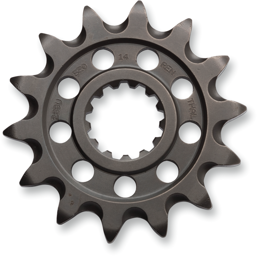 RENTHAL Yamaha 454-520-14GP Front Sprocket - 14 Tooth, Durable Nickel Chromium Steel Construction