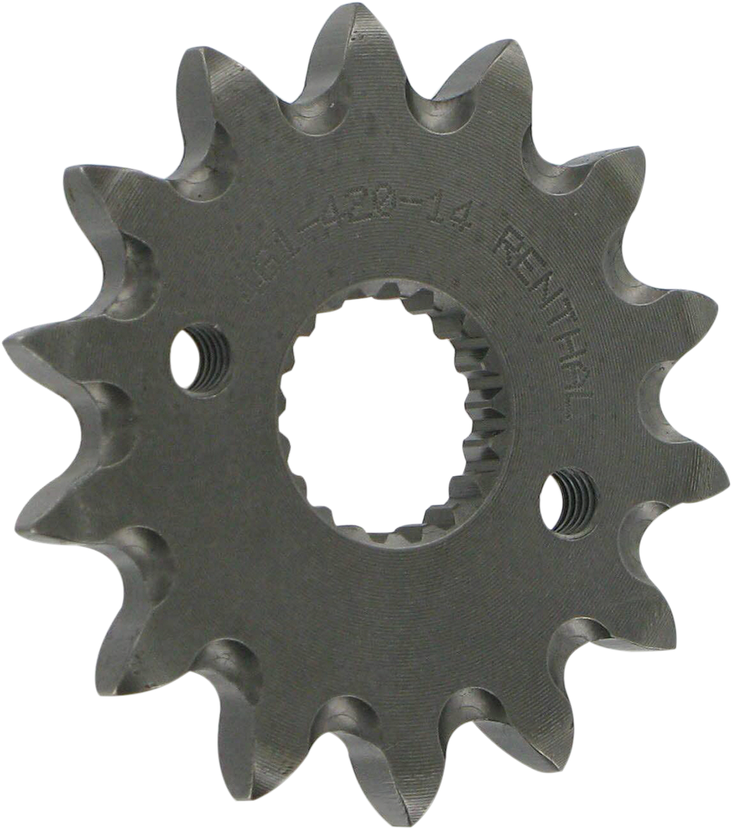 RENTHAL 14-Tooth Front Sprocket with Grooves for Honda - Part 461--420-14GP
