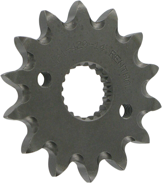 RENTHAL 14-Tooth Front Sprocket with Grooves for Honda - Part 461--420-14GP