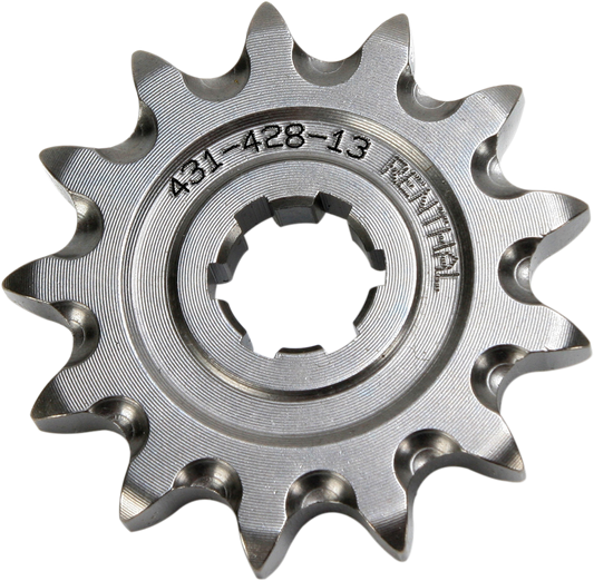 Renthal Front Sprocket 13 Tooth with Grooves for Kawasaki - Part 431-428-13GP
