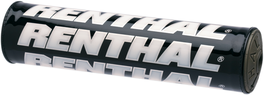 Renthal SX Crossbar Pad - 10 inch Black P213 with Impact-Resistant Foam and Hook-and-Loop Fastening
