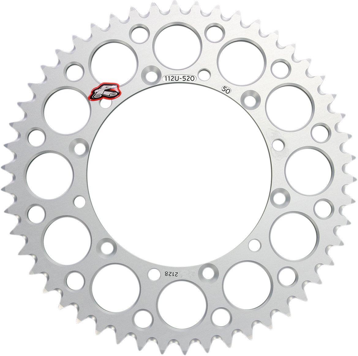 RENTHAL Kawasaki 112U-520-50GESI Aluminum Rear Sprocket – 50 Tooth, Silver